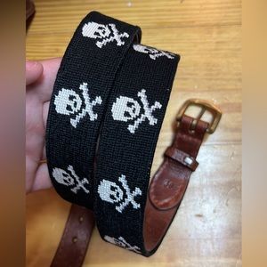 Smathers and Branson Skull Belt- size 38